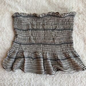 American Eagle Strapless Flare Tube Top